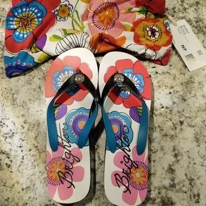 NWT Brighton flip flops
